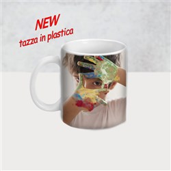 Tazza colazione in plastica